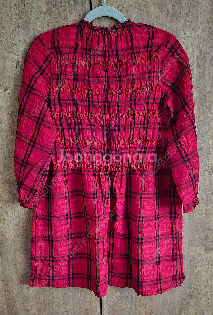 (새상품급) (아동용) (ZARA) 자라 레드 체크 원...--1