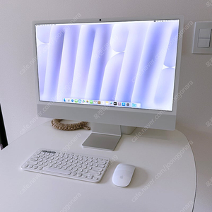 애플 아이맥 iMac M4 실버 기본형 (16g+256gb)