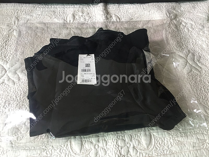 (새상품)(미착용)(선물용)(정품) 블랙 원피스--0
