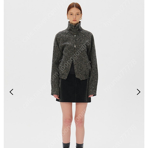 Kume wool bomber jacket,black 쿠메자켓