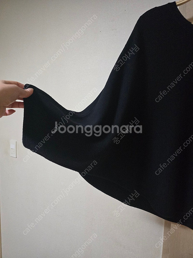 보브 케이프 니트 셔츠 프리사이즈 깨끗--4