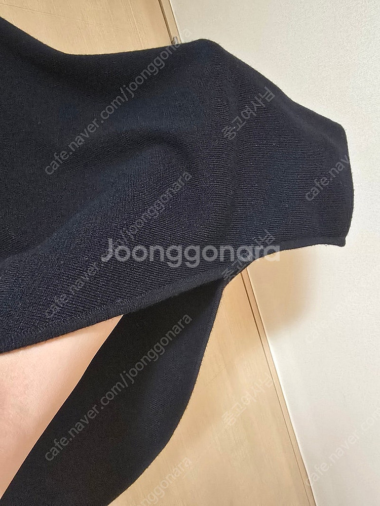 보브 케이프 니트 셔츠 프리사이즈 깨끗--9