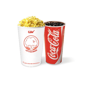 [칼답] CGV 팝콘m + 음료m (스몰세트) / 팝콘맛변경무료