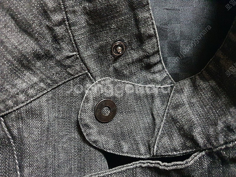 자라(ZARA) 사선 지퍼 라이더 데님 자켓 (EU 5...--2