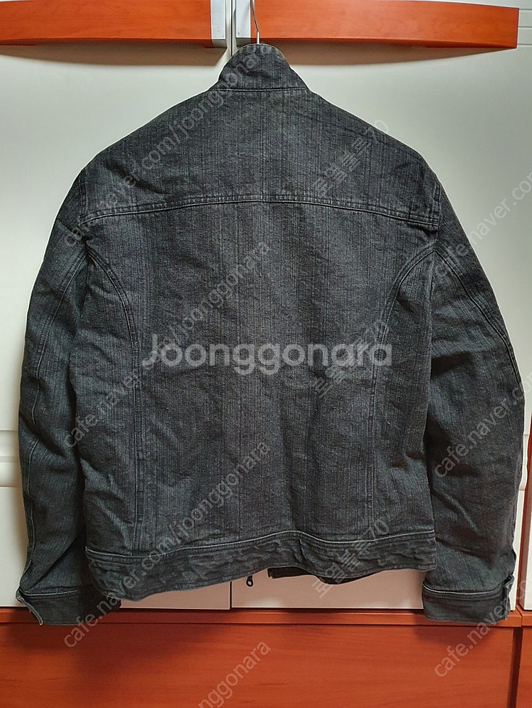 자라(ZARA) 사선 지퍼 라이더 데님 자켓 (EU 5...--9