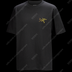 국내정품 아크테릭스 크래그 코튼 로고 SS, 24K 블랙 M사이즈 팝니다