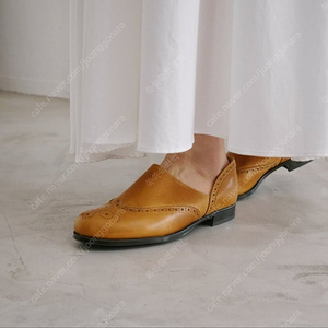 (새상품) 하루타 70주년기념 스포크 윙팁 로퍼 엠버브라운 사이즈25(245~250)