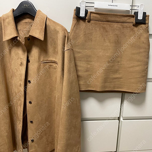 포유온Fyeo 스웨이드 자켓+치마세트