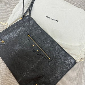 발렌시아가 클러치백 다크 그레이 정품