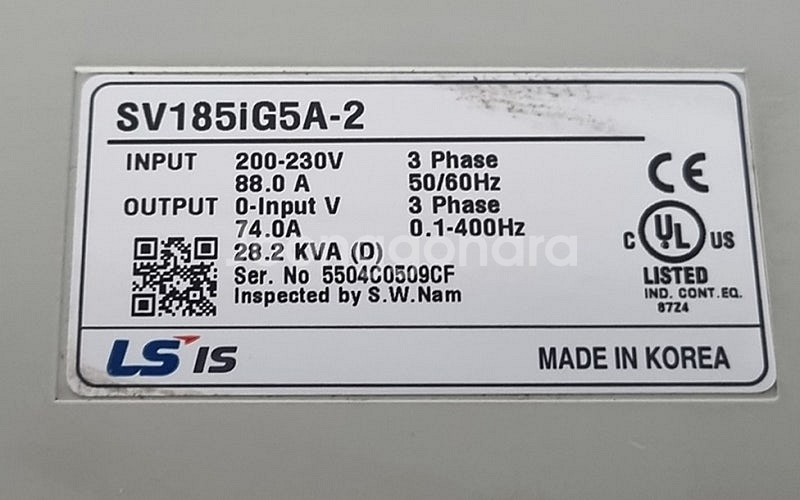 LS SV185iG5A-2 18.5Kw 25마력 220...--5