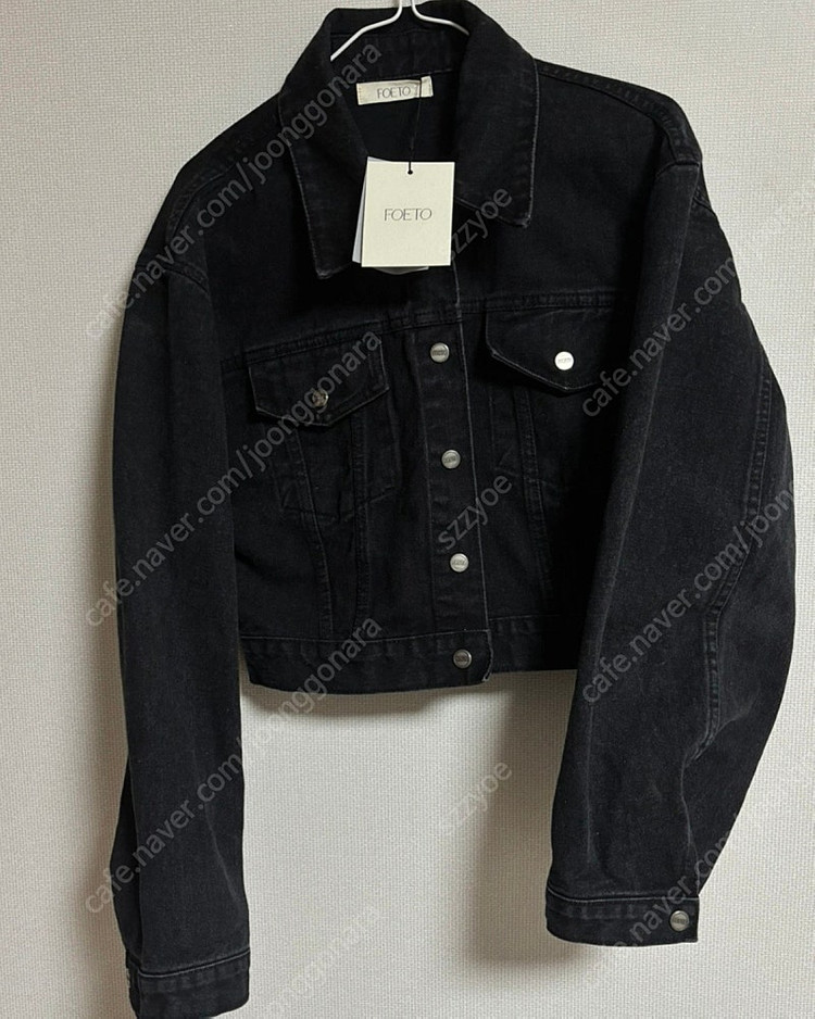포에토 블랙 데님 자켓 이미지