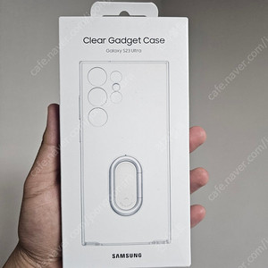 갤럭시 S23 울트라 클리어 가젯 케이스