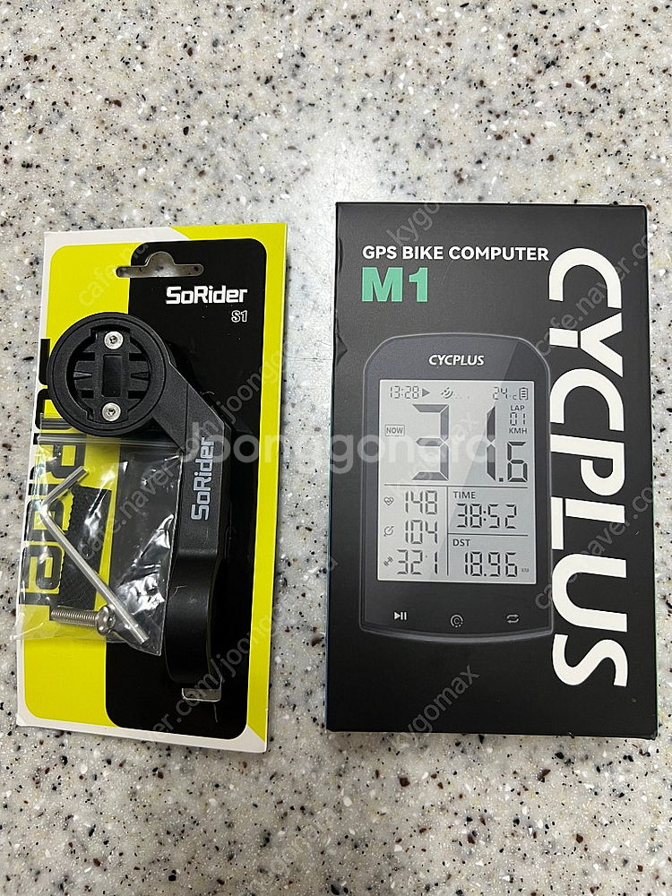 GPS 자전거 대화면 속도계 C타입 충전식 거치대 서비...--0