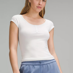 룰루레몬 캡슬리브 헨리 티셔츠 XS