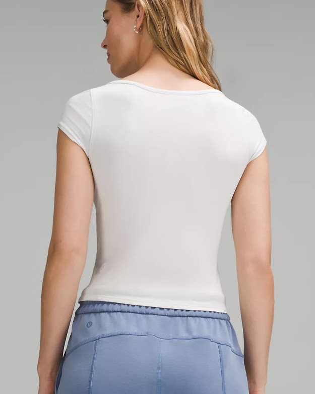 룰루레몬 캡슬리브 헨리 티셔츠 XS--1