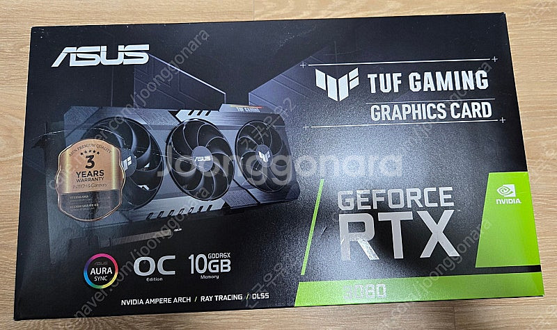 ASUS 3080 터프 - 안심되는 중고거래