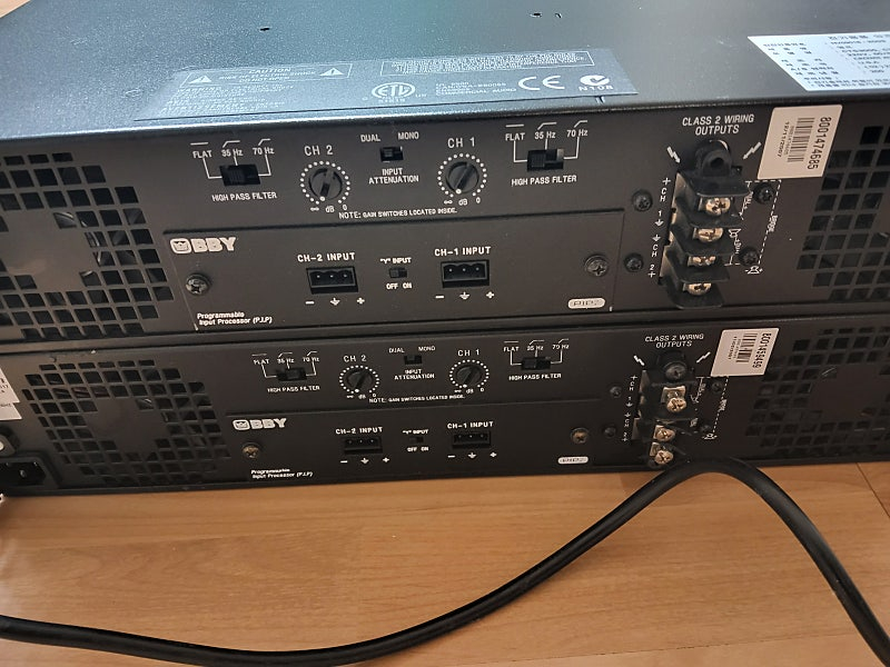 세계적 미국 크라운 PA 파워앰프 CTS2000(전문가 점검)--5