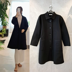 이세이미야케 미 블랙 코트 플리츠플리즈