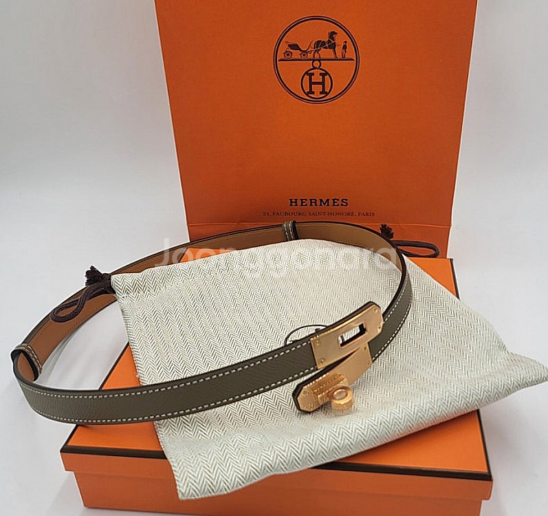 에르메스 켈리벨트 에토프 로즈골드 거의 새제품 이태리로마구매 더스트백박스쇼핑백리본있음--0