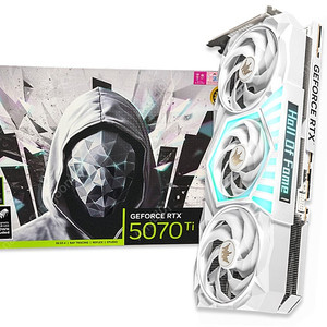 갤럭시 GALAX 5070Ti HOF GAMING 화이트 16GB 미개봉판매