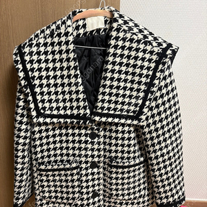 하운드체크코트겸자켓