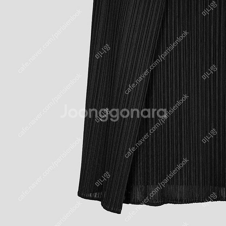 플리츠플리즈 이세이미야케 랩스커트 블랙 3사이즈--7
