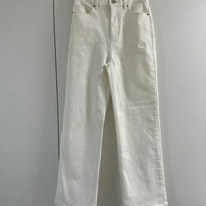 PVCS 프븍스 플레인 와이드 데님 플와데 화이트 새상품 S2