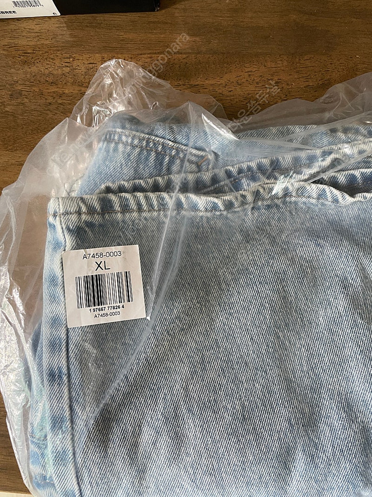 [새상품] 리바이즈 여성 데님 오버롤 점프수트 빅사이즈 XL--5