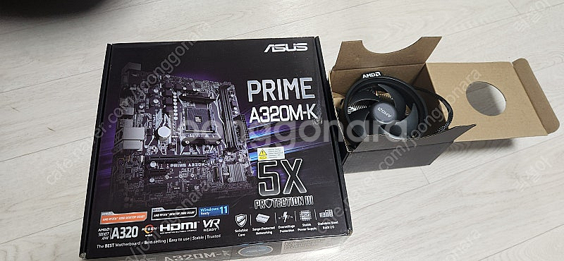 amd3600+prime320보드 팝니다--0