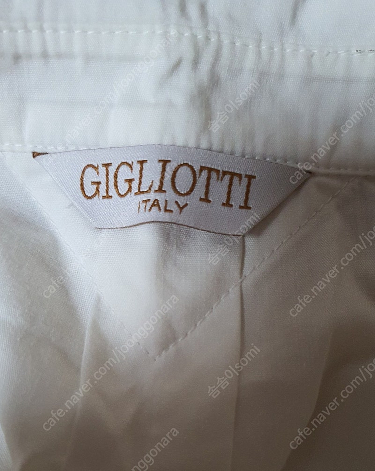 GIGLIOTTI 여성 화이트 반팔 셔츠 블라우스 66--4