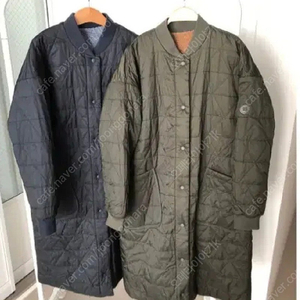 코오롱 리버시블 누빔 패딩 자켓