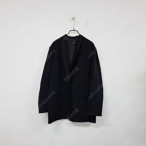 유노이아 나일론 원 버튼 자켓 여성 블레이저 블랙