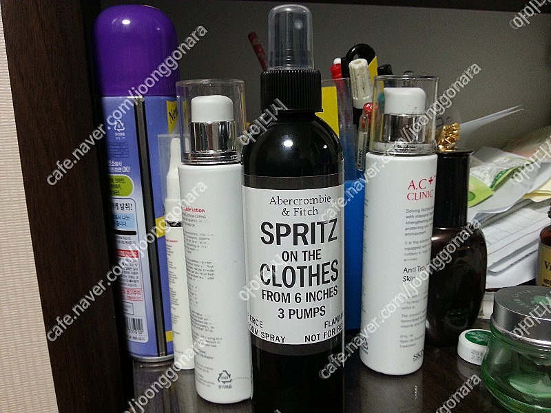 아베크롬비 피어스 룸스프레이 팝니다 검은통-향수 이미지