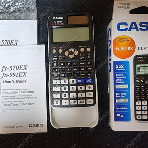 카시오 공학용계산기 FX-991EX 팝니다(반값택배포함).