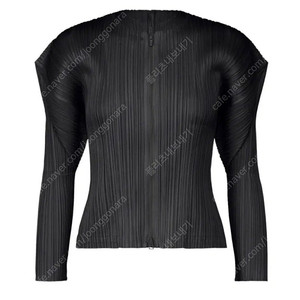 플리츠플리즈 24년 2월 먼슬리 집업 블랙