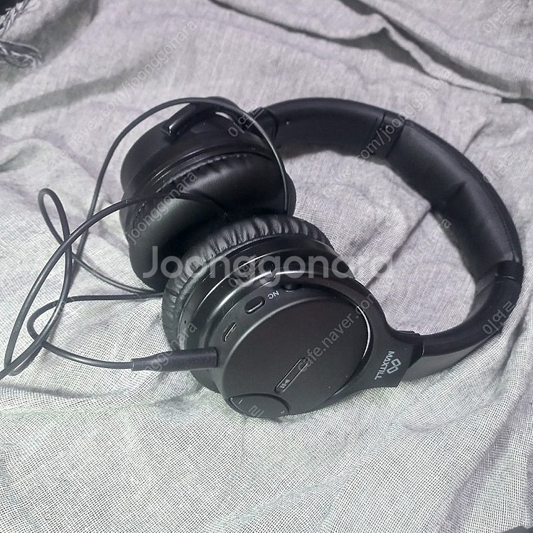 맥스틸 블루투스 5.0 노이즈캔슬링 헤드폰 유선 무선--1