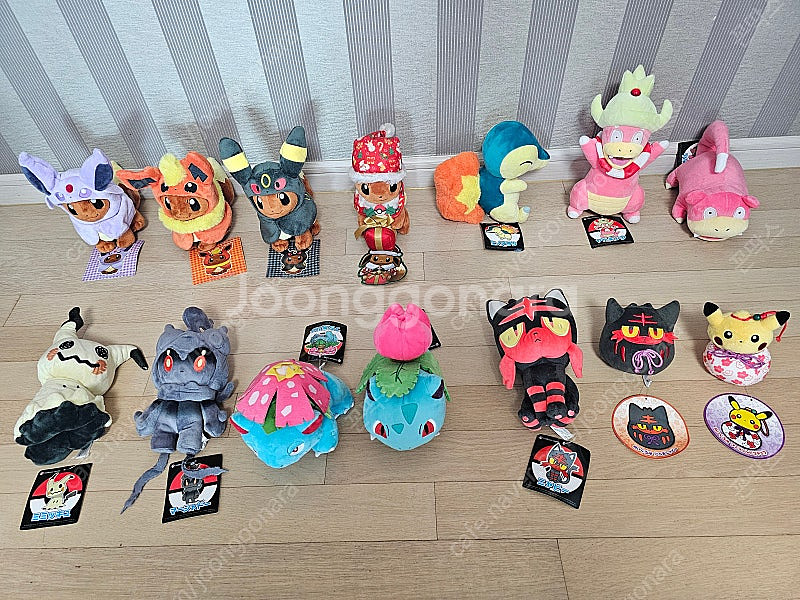 이브이 컬렉션, 판쵸 이브이, 포켓몬돌즈(누리공, 따라큐 등), 포켓몬핏(에몽가, 터검니, 아보크 등) 등 일본 포...--0