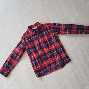 새상품) 체크셔츠 120호 남아셔츠