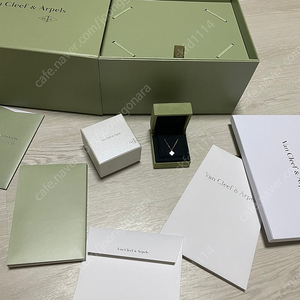 반클리프 마더오브펄 목걸이 25년 구매정품