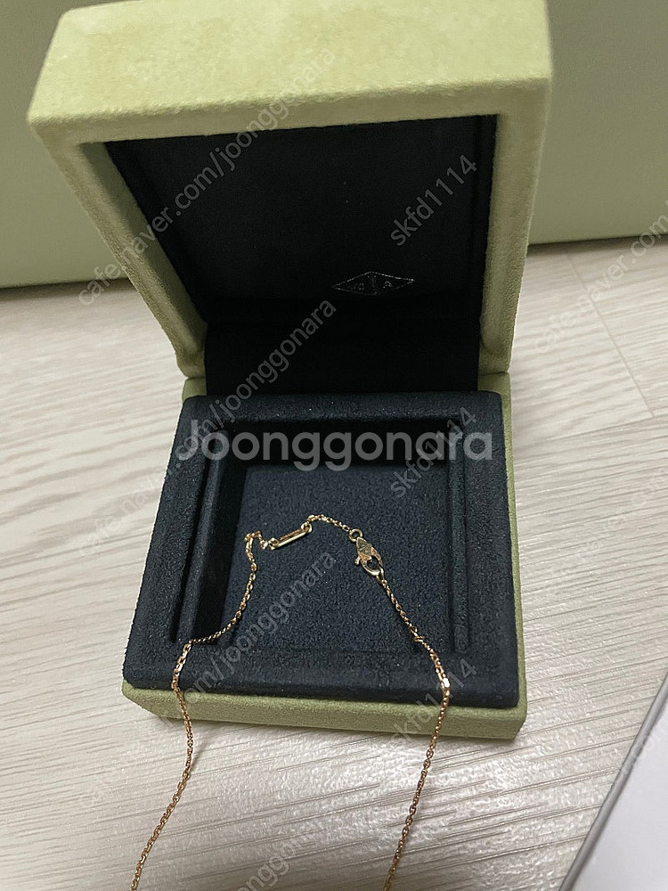 반클리프 마더오브펄 목걸이 25년 구매정품--2