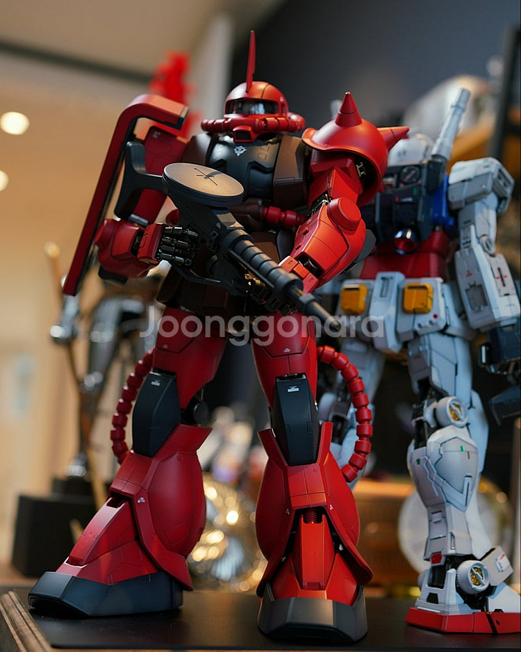 사진스압) pg 언리쉬드 퍼건 & 자쿠 도색작--2