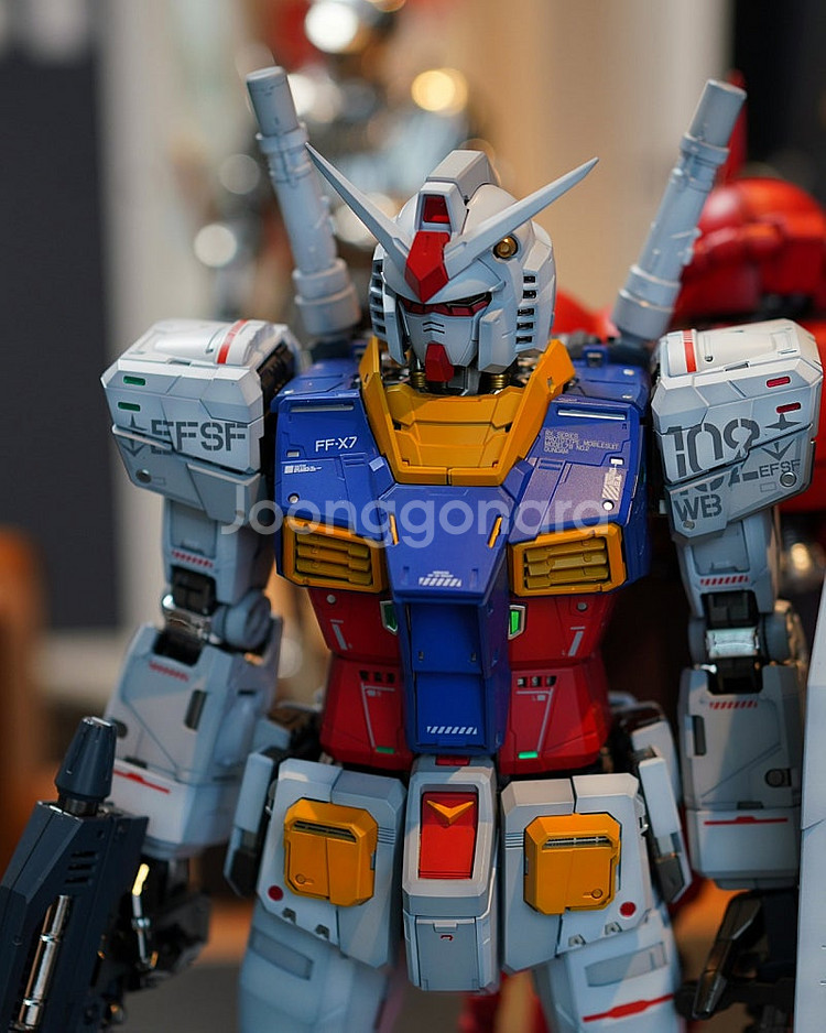 사진스압) pg 언리쉬드 퍼건 & 자쿠 도색작--4