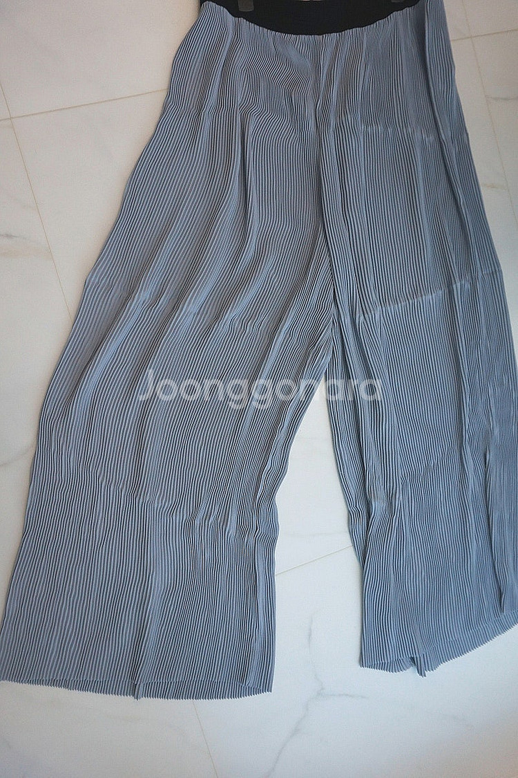 자라 여성 주름 와이드팬츠 m--1