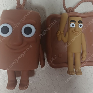 (새상품) 브레인롯 캐릭터 파우치 키링 10cm 2종