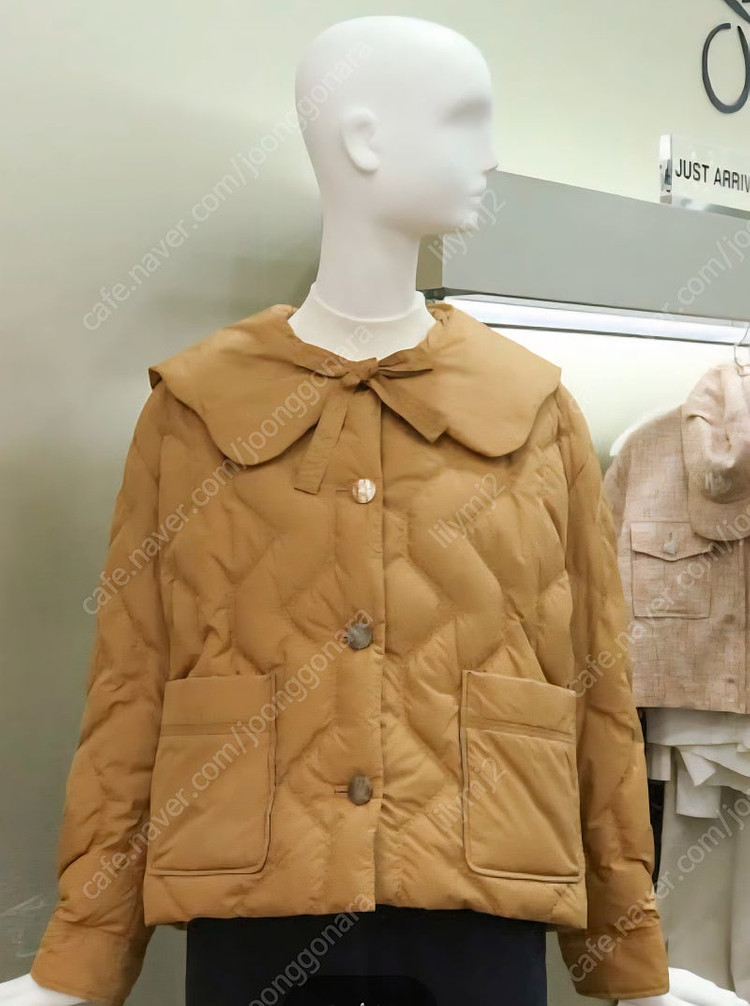 오즈세컨 구스다운 퀼팅 자켓 점퍼--4