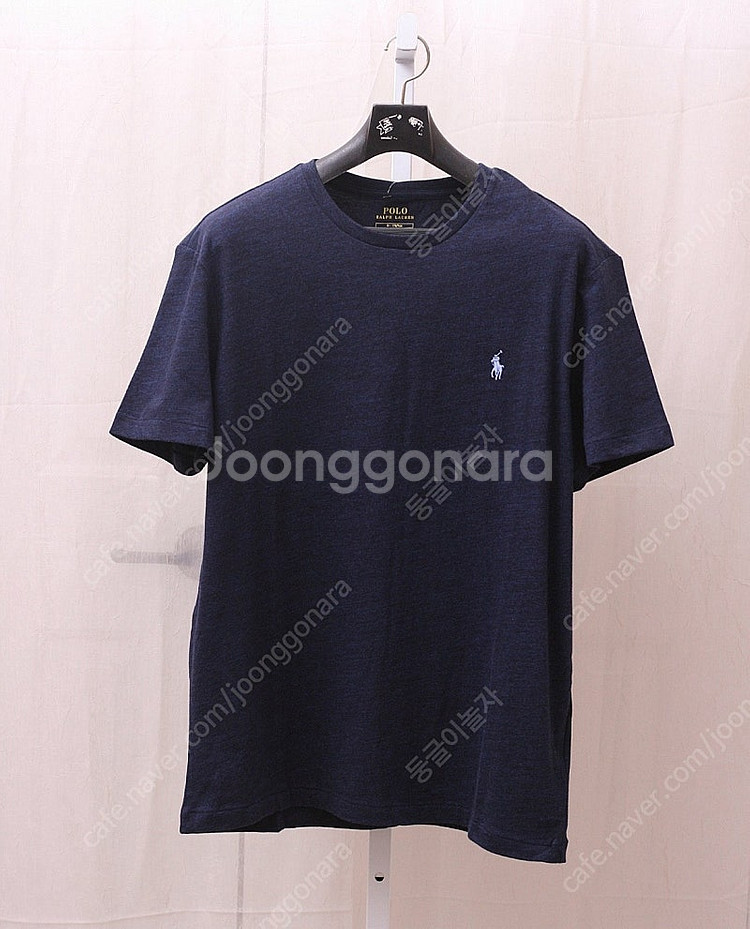 [L] 폴로 랄프로렌 클래식핏 크루넥 티셔츠 반팔 잉크--0