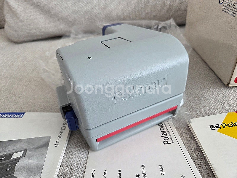 폴라로이드 카메라 희귀컬러 미사용제품 박스포함--4