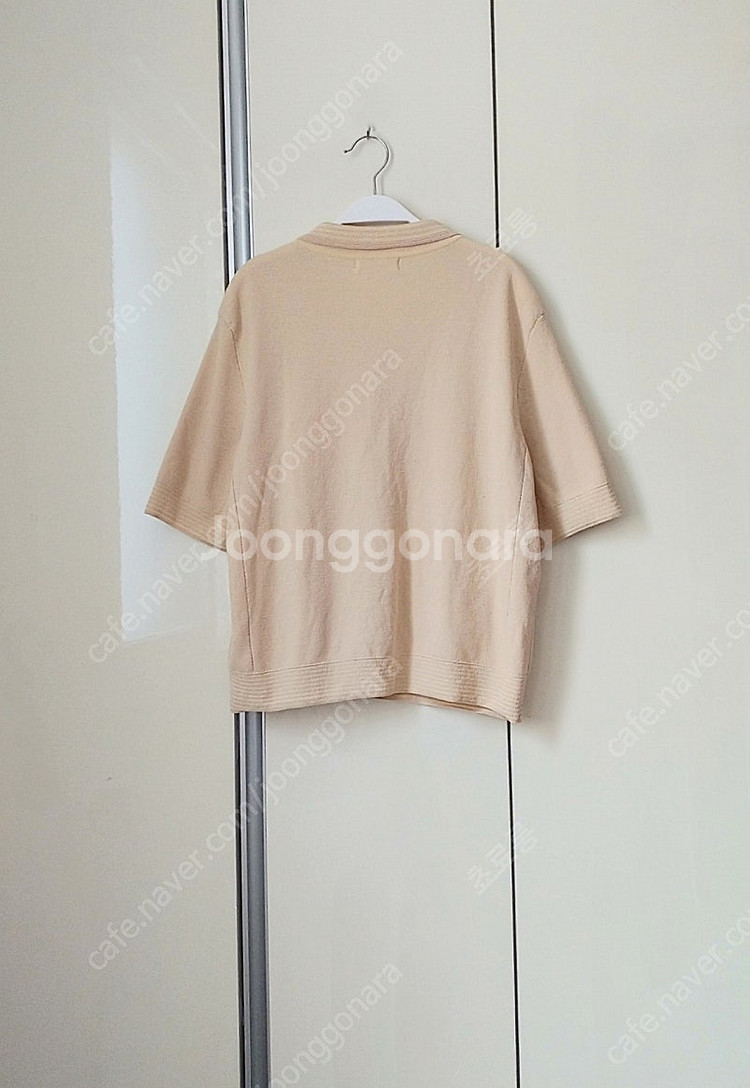 한섬 sjsj 칼라 니트 가디건--4