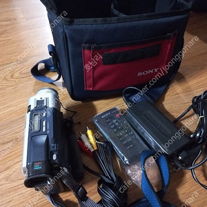 신품같은 빈티지 소니 캠코더 dcr trv15