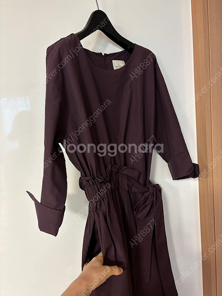 바스락 리본 원피스 결혼식 하객룩 출근룩 올드머니룩 타임마인랑방스탈--6